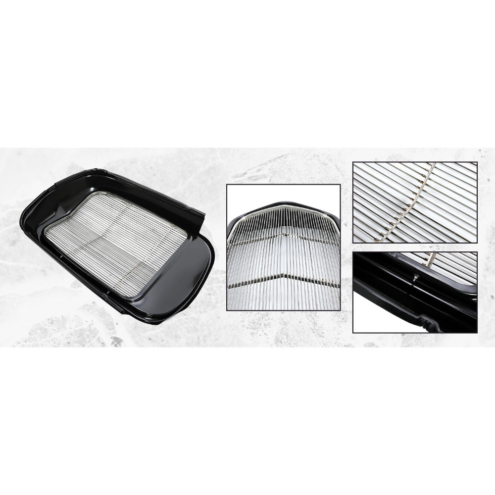 Front Grille Shell Insert Compatible with Ford 1932 Models Model B/BB / 18 Polished Stainless Steel (Without Crank Hole)