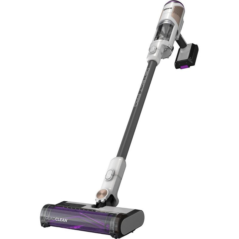 Shark R-IW1111 Detect Pro Cordless HEPA QuadClean Multi-Surface Stick Vacuum, Grey/Brass - Certified Refurbished