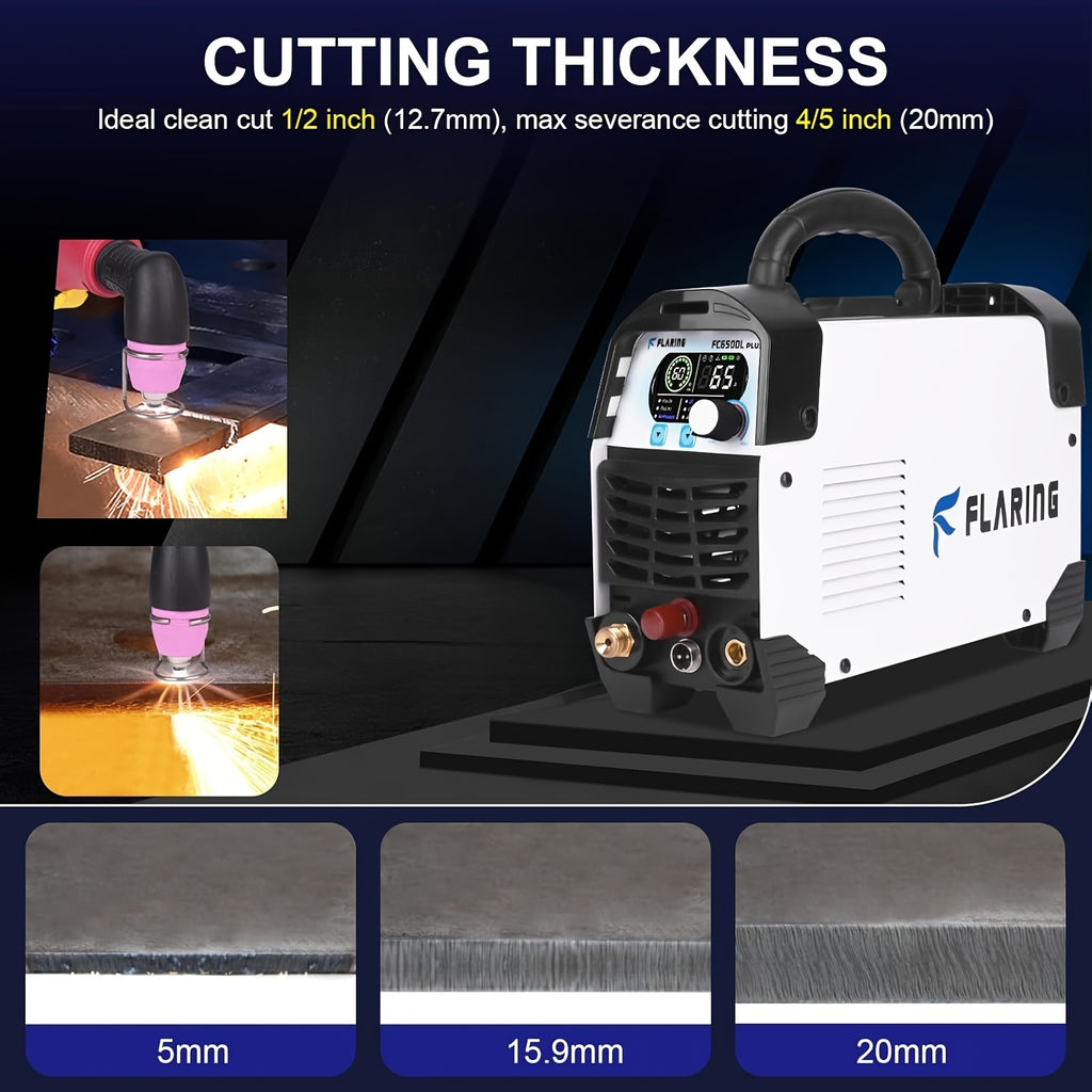 Plasma Cutter — FLARING FC650DL PLUS 65A Non-Touch Pilot Arc Machine for Metalworking Projects