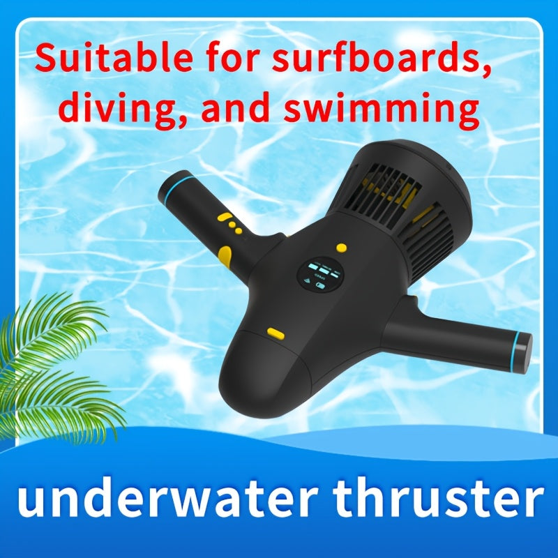 Skateboard, Paddle Board Propeller, Propeller for Freediving, Snorkeling, Swimming, Swimming Booster, Assist Device, Suitable for, Swimming Pools, Boating Equipment, Can Mount Action Cameras, Scooter Propeller