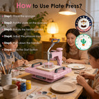 12x15 Inch 5in 1 Heat Press Machine, 360° Swing Away Sublimation Heat Press with 20oz & 30oz Tumbler Attachments, Multifunctional for T-Shirts, Mugs, Hats And Plates, Pink