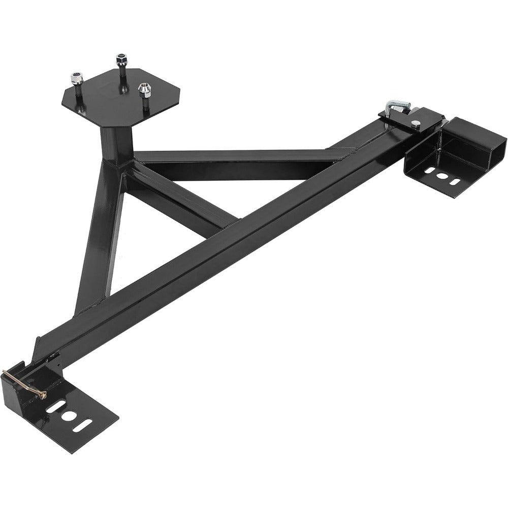 Tire Carrier Mount Compatible with All Hummer H2 wDrop Down Option Black, Heavy Duty