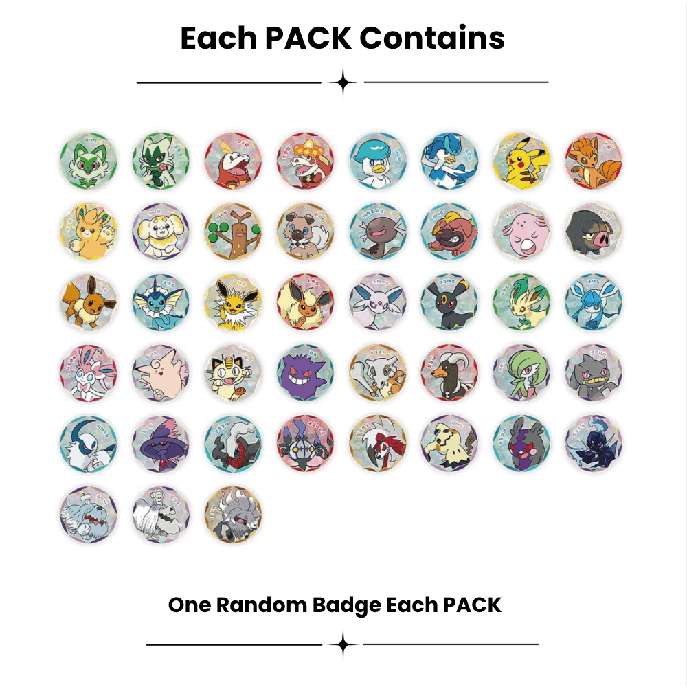 Pokémon TCG Gem Pack Badge Set Box (Chinese)