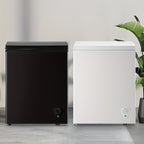 4.8 Cu.Ft Chest Freezer - Compact And Quiet Mini Freezer with Adjustable Thermostat And Two Removable Baskets - Small Deep Freezer for Home, Apartment, And Garage