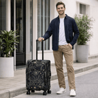 4-Piece Softside Spinner Luggage Set (20+24+28+32 inch) Lightweight Travel Suitcases with 360° Wheels, Telescopic Handle, Multi Pocket Design