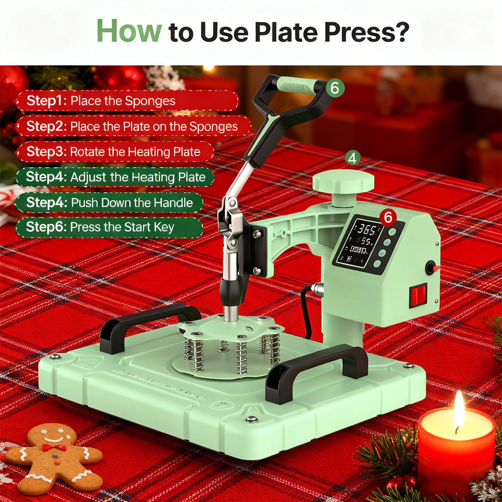 Perfect Christmas Gift, 5/8 in 1 Heat Press Machine 12X15/15X15 Inch Sublimation Heat Press 360° Swing Away Heat Transfer Digital T-Shirt Pressing with 30OZ 20OZ Tumbler Press, Multifunctional Combo for Hat Cap Plate