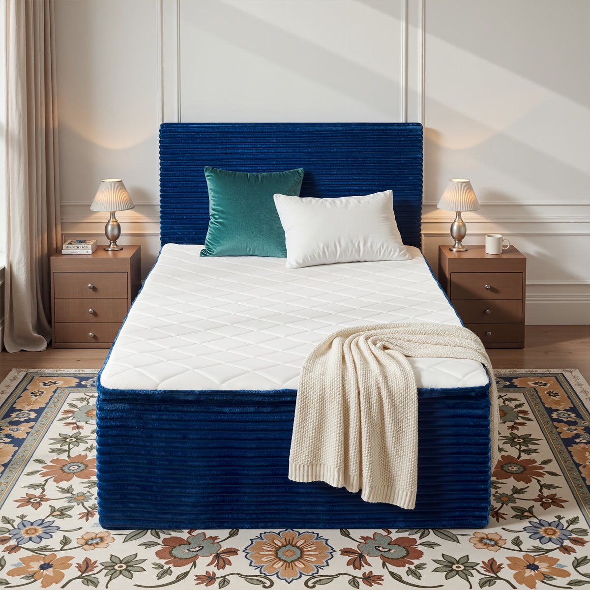 No Assembly Sofa Bed, All-in-One Design Shipped In A Compact Box. Unpack, Allow To Expand, And Use Same Day. Plush Fabric Bed & Couch With High Resilience Foam, For Living Room, Bedroom, Studio (Queen, Full, Twin)