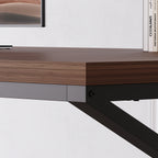 [Extra Long Computer Desk] 70 Inch Extra Long Computer Desk, Industrial Metal Wood Home Office Desk, Large PC Laptop Table For 2 Person Executive Writing Work Study Gaming, Bedroom Living Room Dual Monitor Desk, Dark Gray