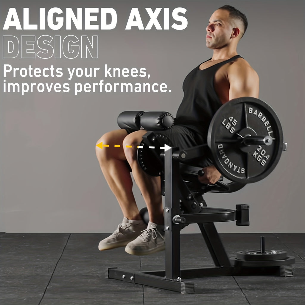 Leg Extension And Curl Machine, Lower Body Special Leg Machine, Leg Rotary Extension for Thigh, Adjustable Leg Exercise Bench with Plate Loaded