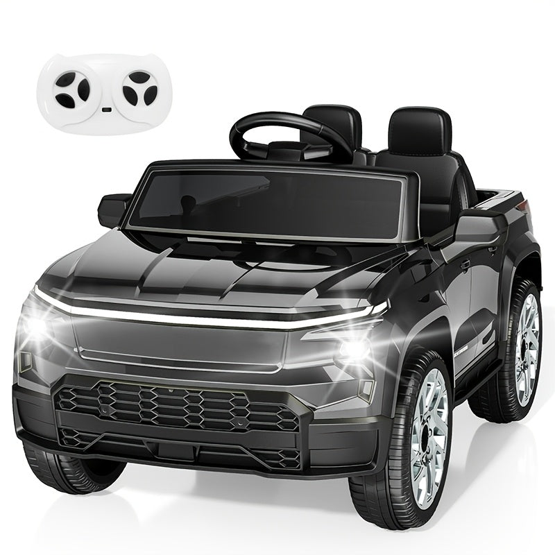 24V Remote Control Electric Car, One-Key Soft Start Anti-Jerk Design, LED Lights Music Entertainment, Seat Belt Protection, Easy Assembly, Perfect Birthday Holiday Gift