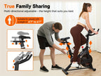 Exercise Bike: 330 Lbs Weight, Stationary Exercise Bike Exercise Bike for Home,Adjustable Magnetic Silent Belt Drive,Indoor Cycling Bike for Home, Suitable for Home Gyms,Rehabilitation Training Scenarios, Christmas Gifts