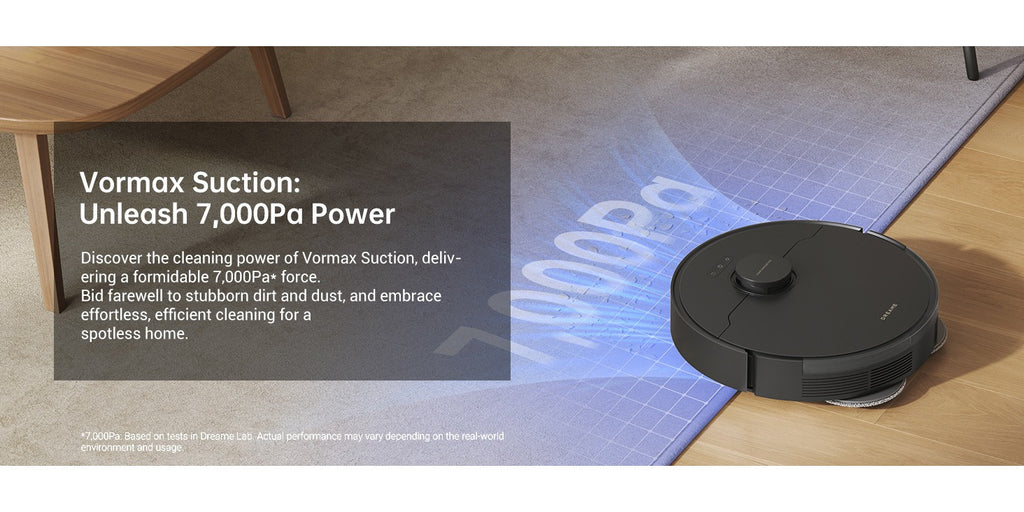 Refurbished DREAME L20 Ultra Robot Vacuum And Mop With Mop-Extend, Auto Mop Removal & Raising, Washing And Drying, 7000Pa Suction, Self-Emptying, Self-Refilling, AI Obstacle Avoidance