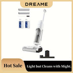 Wet Dry Vacuum Cleaner DREAME K10 Plus for Home Messes, 6.5KPa Suction and Flexible Cord or Battery Operation