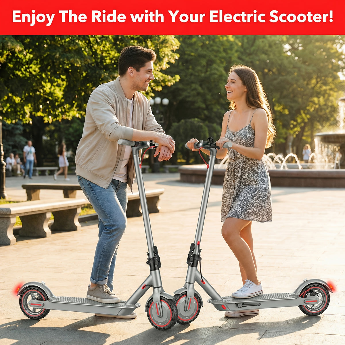 Adults' 8.5'' Foldable Electric Scooter with App, 350W Motor & 25km Range - Display, 3-Speed Modes, Dual Brake & Large Battery - Portable -EScooter Commuting for Adults