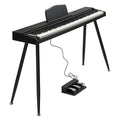 Glarry 88-Key Semi-Weighted Electric Piano, with Pedal, Electric Piano Kit for Beginner, All Experience Level, Birthday/Festival Gift for Music Lover, with Sticker, Cover Cloth