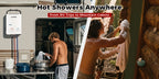 Propane Tankless Water Heater, 1.32 GPM Instant Hot Water System for Camping and RV Use Bathrooms
