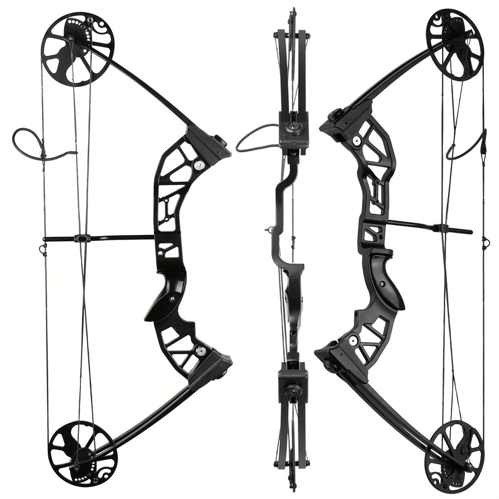 SF Archery Compound Bow Set, 30-70 Lbs Draw Weight Adjustable, 19"-30" Draw Length, Hunting Compound Bow Kit for Adults, Youth, Beginners, Outdoor Shooting, Right Hand