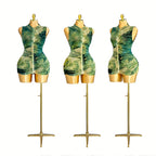 2026 New Style Female Half-Body Mannequin, Plus Size Full-Figure Clothing Display Mannequin, Tailor's Pin-Friendly Torso with Adjustable Base, Clothing Not Included