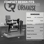 Leg Extension And Curl Machine, Lower Body Special Leg Machine, Leg Rotary Extension for Thigh, Adjustable Leg Exercise Bench with Plate Loaded