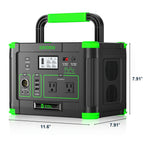 1000W Portable Power Station, Solar Generator 999Wh (Peak 2000W), Power Station with 110V Pure Sine Wave AC Outlet, Digital Display, PD 60W USB-C Fast Charging, Backup Battery for Home Emergency, Outdoor Camping, Road Trips