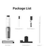 Wet Dry Vacuum Cleaner DREAME K10 Plus for Home Messes, 6.5KPa Suction and Flexible Cord or Battery Operation