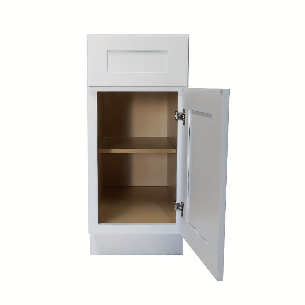 White Shaker Cabinet-Ready to Assemble, Ideal for Kitchen, Laundry, And Bathroom Storage-Different Sizes for Options