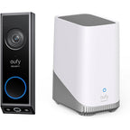 eufy Security Video Doorbell E340 & HomeBase S380 (HomeBase 3), 2K HD View, Battery Powered, Dual Cameras with Delivery Guard, Color Night Vision, Two-Way Audio, Human/Package/Motion Detection, No Monthly Fee