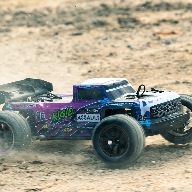 1:10 Scale Brushless RC Car High Speed 4WD Off Road Drift Racing Truck Professional Remote Control Toy for Birthday Easter Gifts