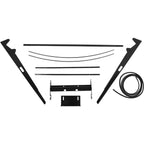 Tractor Canopy Compatible with All ROPS 48-3/8" X 48-3/8" Equipped Tractors and Mowers with a 2" x 2" or 2" x 3" ROPS (Will Add About 4'' to The Height of The Tractor, Red/Orange/Green/Wthite)