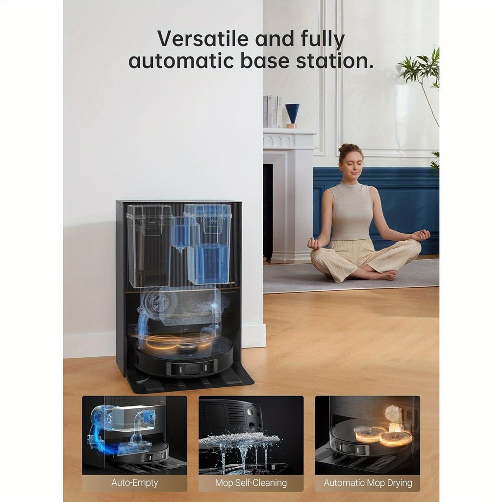 Refurbished DREAME L20 Ultra Robot Vacuum And Mop With Mop-Extend, Auto Mop Removal & Raising, Washing And Drying, 7000Pa Suction, Self-Emptying, Self-Refilling, AI Obstacle Avoidance