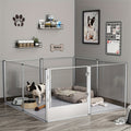 [Extra Large Pet Playpen] Extra Large Acrylic Pet Playpen Fence Dog Crate Kennels Indoor With Fertility Waterproof Pat