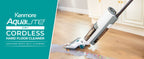 [3-in-1 Self-Cleaning Mop] Kenmore AquaLite 3-in-1 Cordless Wet Vacuum 8kPa Hard Floor Cleaner with Automatic Air-Drying, 35mins Runtime & One Edge Self-Cleaning Mop 0.8L Capacity for Multi-Surface And Messes, White