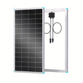 Renogy Solar Panel 200 Watt N-Type, 24 Volt 200W Solar Panel 16BB 25% High-Efficiency Solar Cell, PV Module Power Charger for Class B Van RV Marine Cabin Roof Home Farm And Other Off-Grid Applications