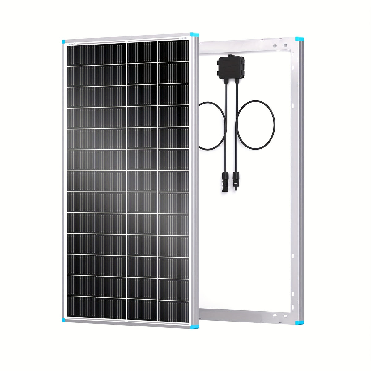 Renogy Solar Panel 200 Watt N-Type, 24 Volt 200W Solar Panel 16BB 25% High-Efficiency Solar Cell, PV Module Power Charger for Class B Van RV Marine Cabin Roof Home Farm And Other Off-Grid Applications