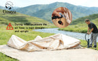 6.3/12 Square Meter Luxury Inflatable Tent, 4-6/8-10 Person All-Season Tent, Easy to Set Up