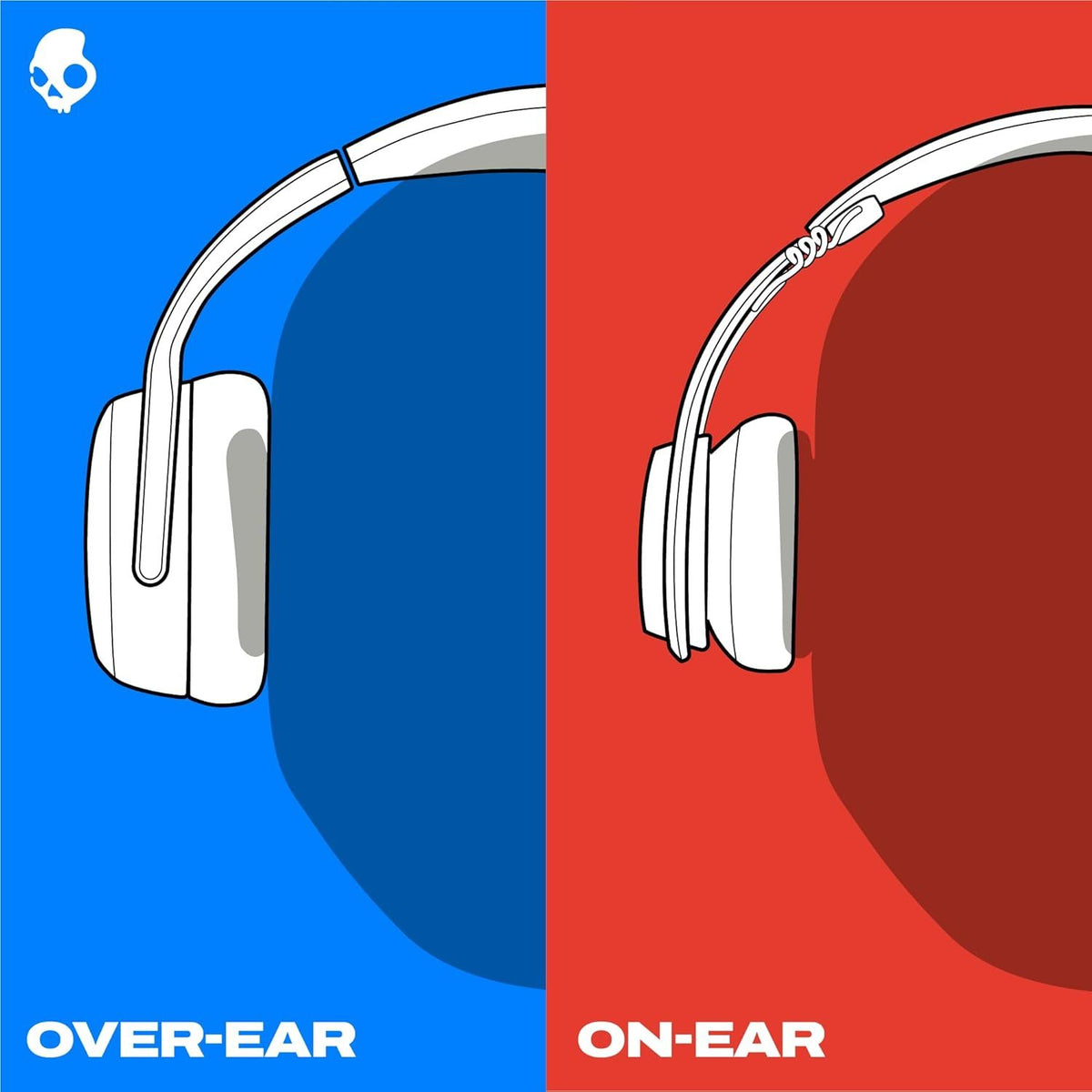 Skullcandy Crusher Evo Wireless Bluetooth Over-Ear Headphones with Adjustable Sensory Bass, Noise Isolating Headset, Personalized Sound via App, Built-in Microphone for Clear Calls, Up to 40 Hours Battery with Rapid Charge, Foldable Comfort Fit for Travel
