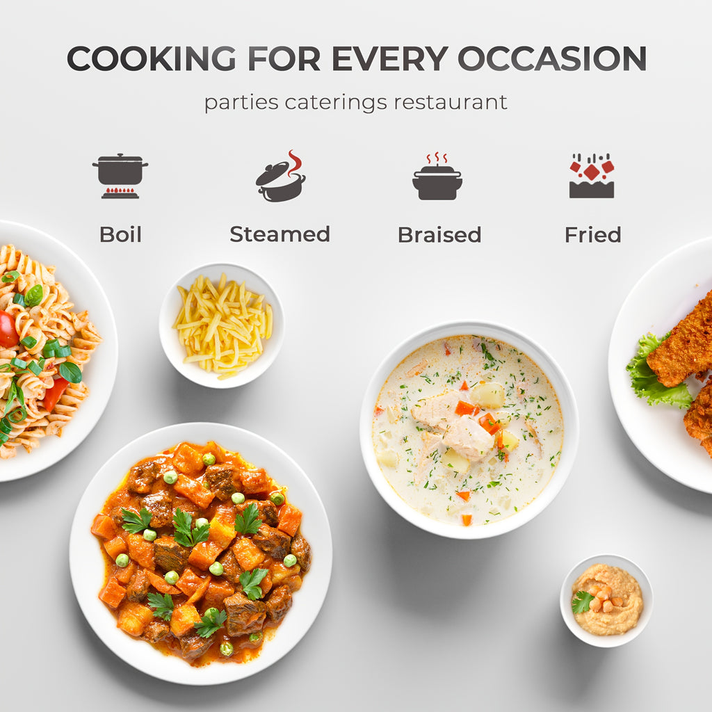 MOOSUM Commercial Rice Cooker, with a Large Capacity of 30 Cups Uncooked And 60 Cups Cooked, Features One-Touch Operation And a 12-Hour Keep Warm Function, Making It User-Friendly And Easy to Clean