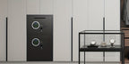 6.0 Cub Extra Large Heavy Duty Fireproof for home Safe Box with Biometric Fingerprint Lock, Backlit Keypad & Deposit Slot - Dual Alarm System, Digital Display, Metal Construction, Secure Cash & Valuables Storage for Home, Office