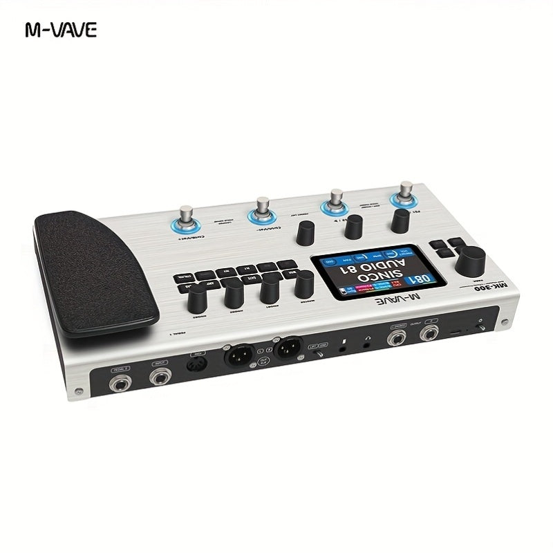 M-VAVE MK-300 Electric Guitar Comprehensive Effect Device, Accompaniment Loop, Analog Speaker And Sound Card Equipment, Bass Phrase Loop Drum Machine