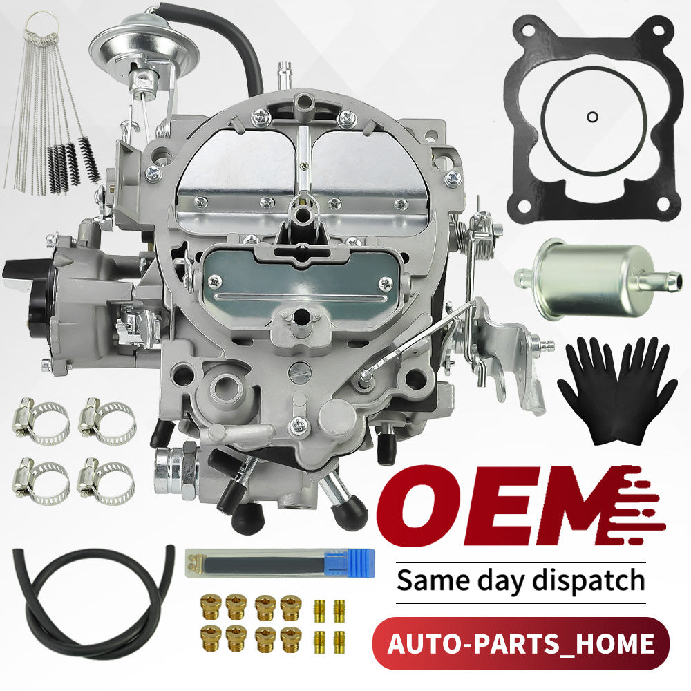 Carburetor: 4BBL, 750CFM, Vacuum Secondary, 4MV, for 1904R Rochester Quadrajet, 1980-89 – with Cleaning Brush