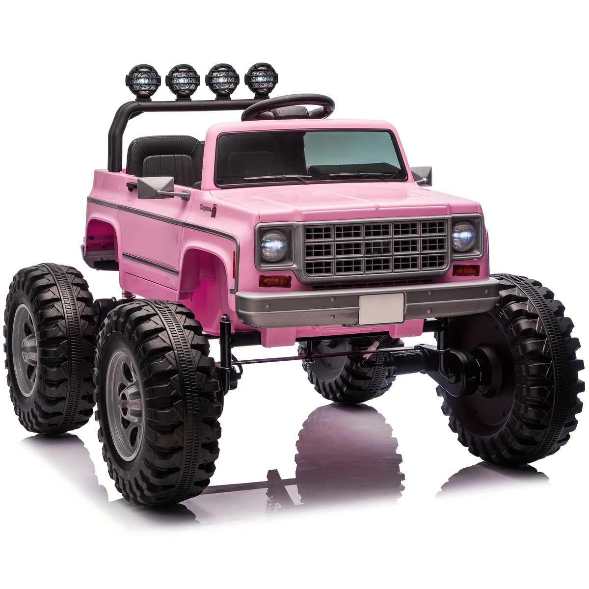 Kids' 24V Ride-On Electric Car with Remote Control — Two-Seat Outdoor Truck for Shared Adventures