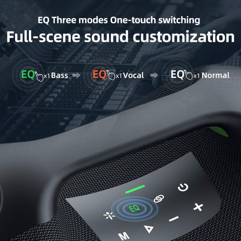 ZEALOT ZE21 250W High-power Wireless Speaker, Portable for Outdoor Use, with 5 Speakers, Built-in 48000mAh Battery, RGB Color Lights, Compatible with SD/USB/AUX/supports Two Serial Speakers, Hands-free Calling, Supports Mobile/tablet/TV/computer
