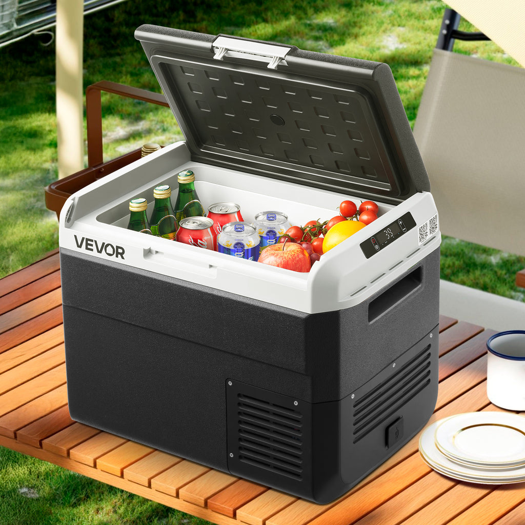 VEVOR 12 Volt Car Refrigerator Portable Freezer 31.7QT Electric Cooler for Camping 25L/30L/40L/50L