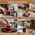 40LB Flake Soy Wax for Projects, a Natural Raw Material That Offers a Gentle And Non-Irritating Scent. Ideal for Crafting Candles, Cup Wax, And Scented Candles. Suitable for Adults, Beginners, And Teenagers, And Can Be Melted in The Microwave