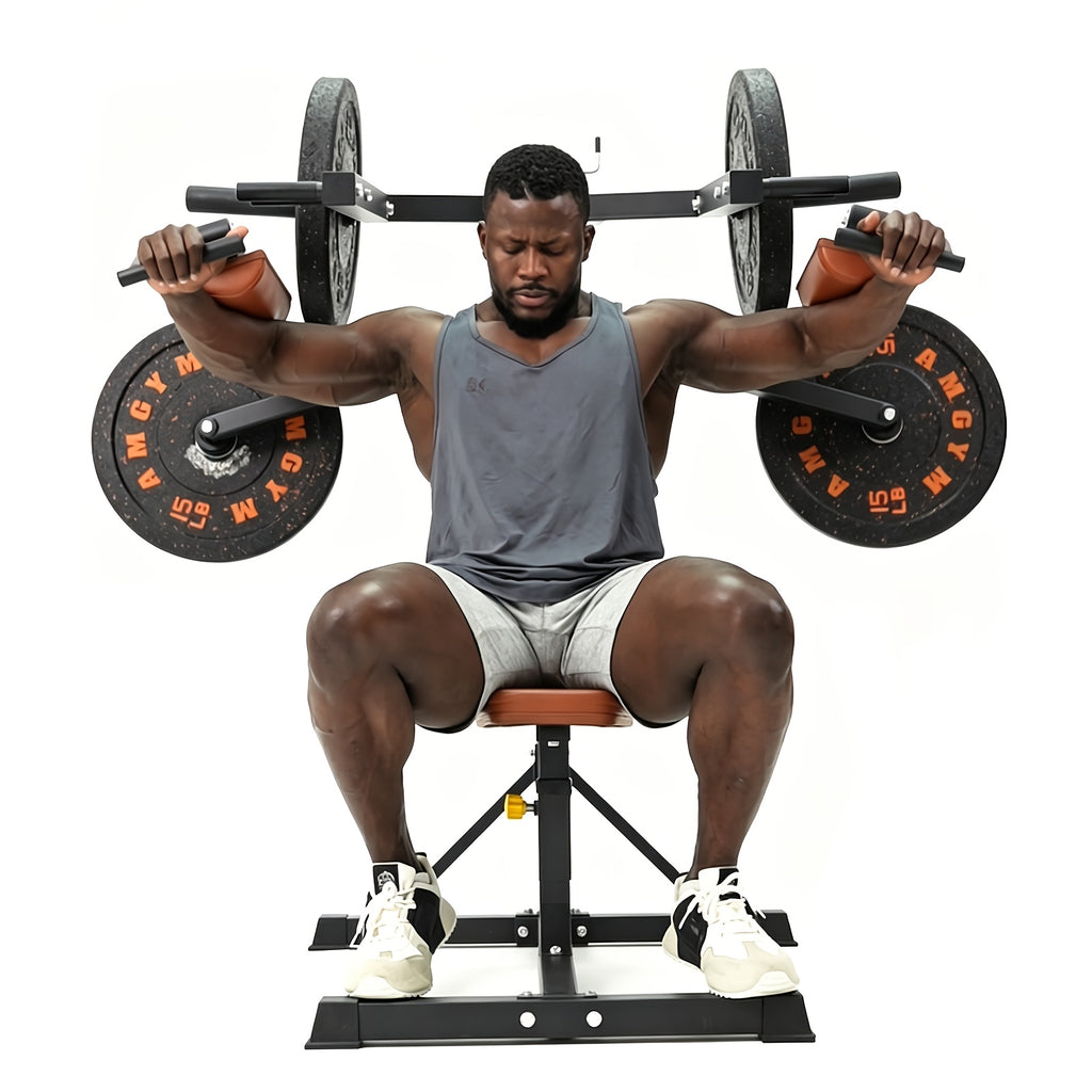 Shoulder Press Machine for Home Gym, Deltoid Strength Trainer with Adjustable Seat And Arm Handles, Heavy Duty Upper Body Workout Equipment