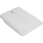 Hood Scoop Compatible with 1970-1976 Plymouth Duster 340 A-Body Front Fiberglass Hood Scoop Molding Trim Bezel White