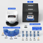Coin Counter Machine Sorter, Change and Wrapper Roller Counting Organizer, Sorts up to 300 Coins Per Minute, Automatically Sorts and Batches, Office Supplies