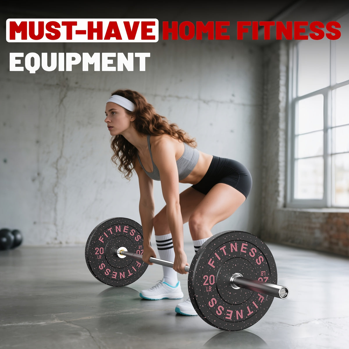 45-650Lbs High Bounce Bumper Plates, 2 Inch Colored Fleck Rubber Weight Plates For Heavy Lifters, Powerlifting, CrossFit, Deadlift, Squat, Home Gym, Strength Workout, For Men, Women, Big Weight Enthusiasts