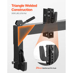 3-Point Quick Hitch with 2" Receiver Category 1 & 2 Tractor Hitch 3000lb Black/Orange/Green