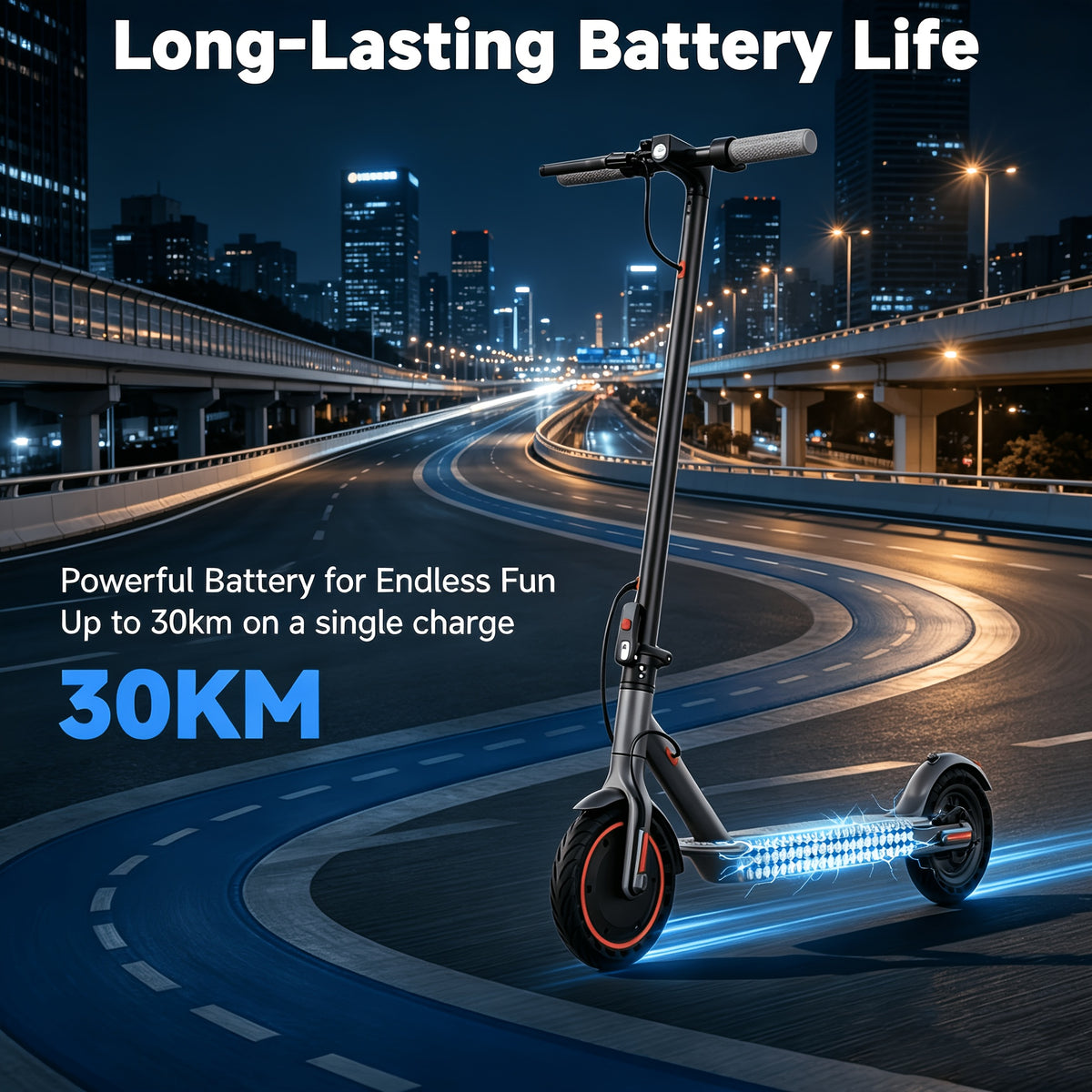 10.5AH 36V Battery 350W Foldable Electric Scooter For Adults With 8.5" Anti-skid Solid Tyres, 19MPH High Speed &3 Speed Modes, Update Model Steps Up With Enhanced Braking For Superior Quality And Comfort-Pick The Model That Fits Your Needs